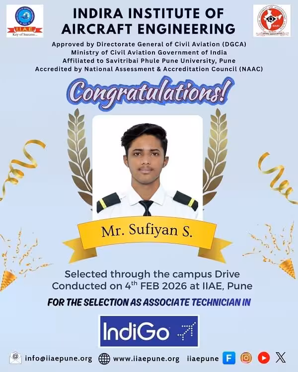 Sufiyan S - IIAE Pune Placement Student