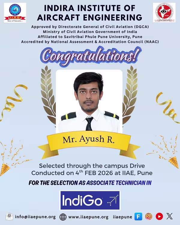 Ayush R - IIAE Pune Placement Student