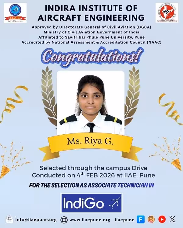Riya G - IIAE Pune Placement Student